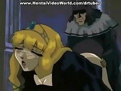 Hentai princess is fucked away from her attendant